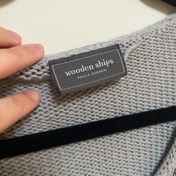 Wooden Ships Football Sweater size Small/Medium - Picture 5 of 7